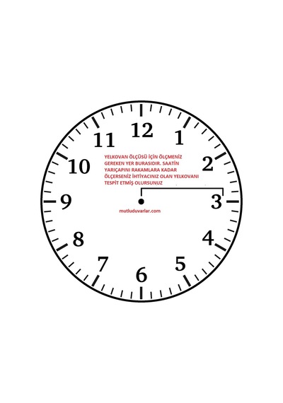 60 cm saat mekanizması 60 cm yelkovan Diğer