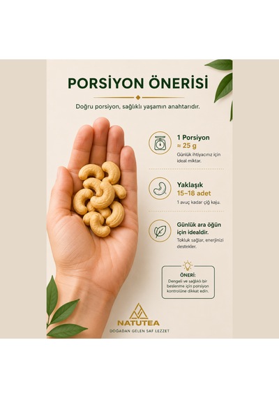 Natutea Çiğ Kaju 100 G Kuruyemiş
