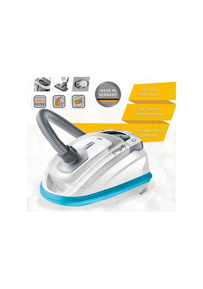 Thomas Crooser Eco 2.0 650 W Toz Torbalı Elektrikli Süpürge