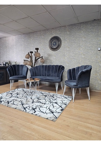Zafir Beyaz Boyalı Tel Ayak Papatya Çay Seti Koltuk Takımı , Balkon, Salon, Ofis, Cafe Koltuk Takımı Füme Zafir Beyaz Boyalı Tel Ayak Papatya Çay Seti Koltuk Takımı , Balkon, Salon, Ofis, Cafe Koltuk Takımı Füme