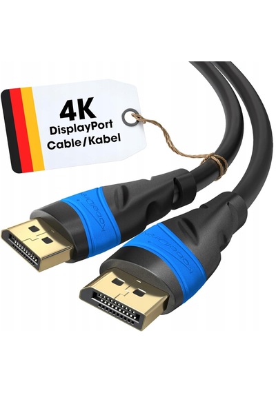 Kabeldirekt 4k Displayport Cable 5m Dp Cable 8k 4k 60hz, 240hz Pc 5 Mt