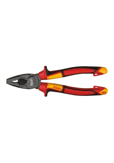 T4932464572 Ağır Hizmet Tipi Vde Elektrikçi, İzoleli Kombine Pense 180mm
