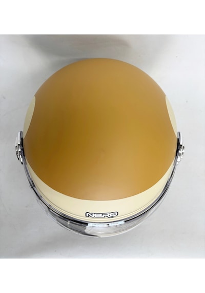Nero Tk-06 Şefaf Vizörlü Yarım Açık Kask Mat K2