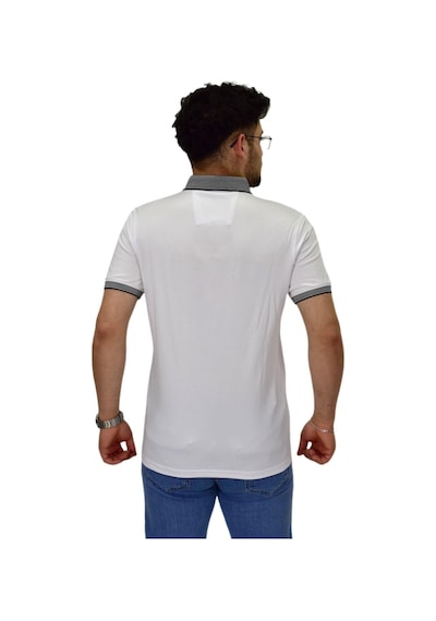 Raymons Erkek Büyük Beden Polo Yaka Merserize Tişört T3000 Bgl-st04534 Beyaz