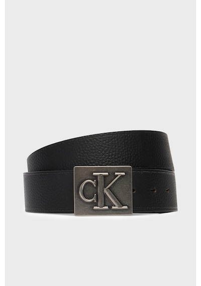Calvin Klein Logolu % 100 Deri Kemer Lv04d7111gv8l Erkek Kemer Lv04d7111g V8l Siyah