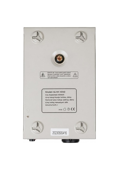 Powermaster Slım-1000 Otomatik 1000 Watt Voltaj Kombi Regülatörü Beyaz