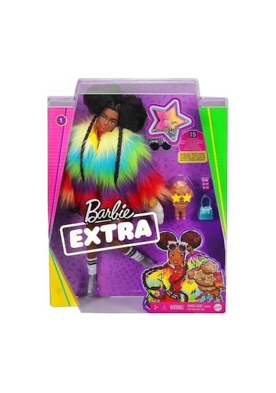 Barbie Renkli Ceketli Bebek