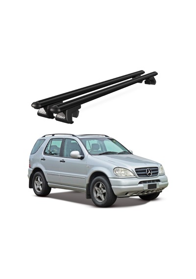Venüs Mercedes-benz Ml 1998-2005 Uyumlu Siyah Ara Atkı Port Bagaj Tavan Barı