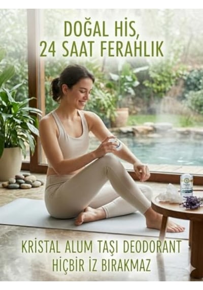 Deepsea Kristal Doğal Tuz İçeren Roll-on Alum Deo Stick 60 Gr