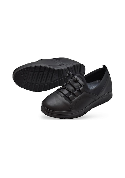 Papatay 0242 Lastikli Rahat Ortopedik Taban Günlük Kadın Ayakkabı Babet Kadın Kışlık Ayakkabı Siyah Papatay 0242 Lastikli Rahat Ortopedik Taban Günlük Kadın Ayakkabı Babet Kadın Kışlık Ayakkabı Siyah