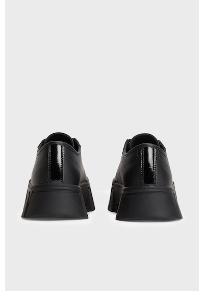 Tommy Jeans Hakiki Deri Sneaker Ayakkabı Kadın Ayakkabı En0en03165 Bds Siyah