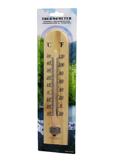 Ahşap Derece Oda Termometresi Bx40