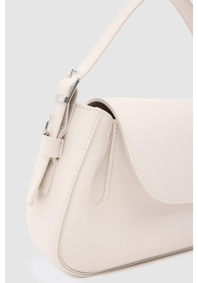 Shule Bags Lover Oval Çapraz Çanta Krem Krem