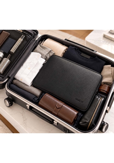 Unisex 13.3" Tablet Apple Uyumlu iPad  Notebook Laptop Kılıfı Siyah