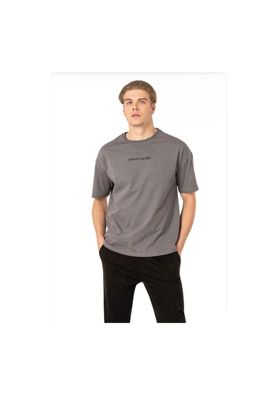 Pierre Cardin Penye Kısakol Pijama Takımlk-pc6086 Gri
