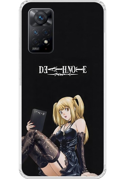 Xiaomi Redmi Note 11 Pro Uyumlu Şeffaf Kılıf Death Note 3 Tasarımlı