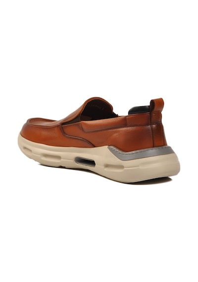 Taba Hakiki Deri Erkek Casual Ayakkabı 152-21399 M Taba