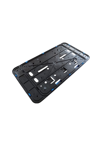 Çerçeveli Dikdörtgen Plakalık Plaka Altlığı Mavi 26x17cm 1 Adet