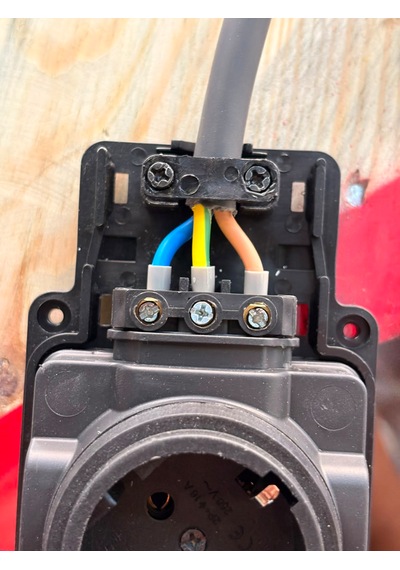 Global Elektrik Makine Gem 3x2.5 Ttr Endüstriyel Ağır Hizmet Seyyar Ara Kablo Yüksek Akım Dayanıklı Kauçuk Fiş Prizli Uzatma Kablosu 25 M