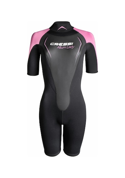 Cressi Altum Lady Shorty Yüzme Elbisesi Black - Pınk 3mm - Xl Çok Renkli