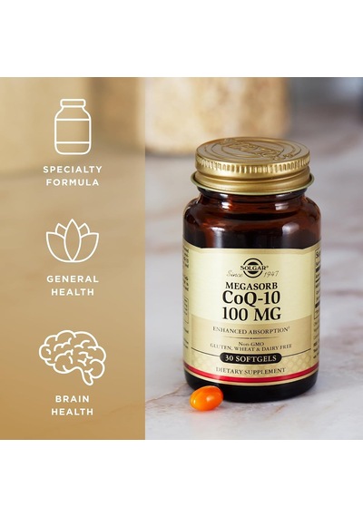 Coq-10 Coenzyme 100 Mg Koenzim Q10 30 Yumuşak Kapsül