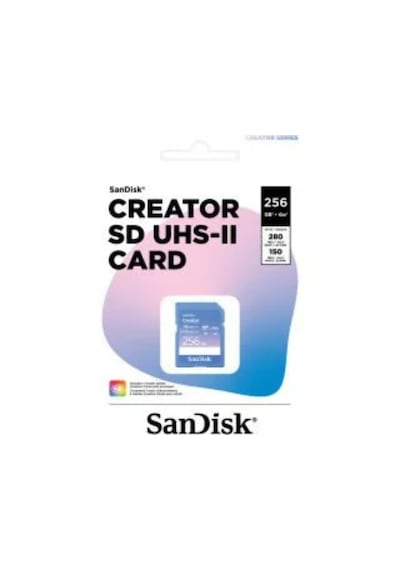 SanDisk Creator SDSDXEP-256G-GNCIS 256 GB UHS-II SDXC UHD V60 Hafıza Kartı SanDisk Creator SDSDXEP-256G-GNCIS 256 GB UHS-II SDXC UHD V60 Hafıza Kartı