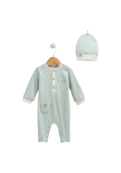 Caramell Patiksiz Bebek Tulum 1259 Yeşil