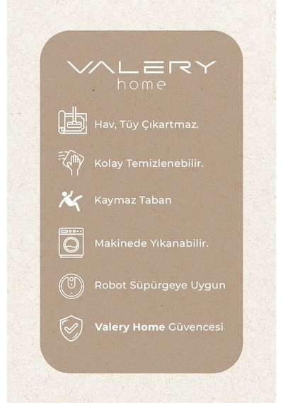 Valeryhome Vl Comfort Peluş Halı Beyaz Düz Saçaklı Antrasit