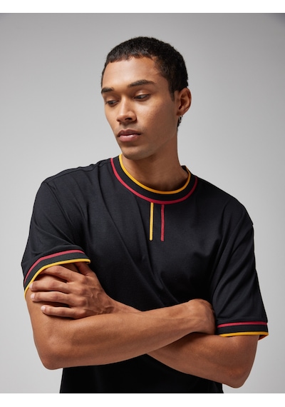 Gsstore X Midground Erkek T-shirt E251218 Siyah