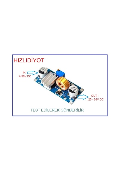 Xl 4015 5Amper Ayarlanabilir Voltaj Düşürücü Step Down