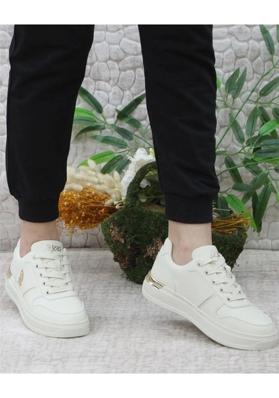 U.s. Polo Assn. Alka 5fx Kadın Bej Sneaker Ayakkabı Bej