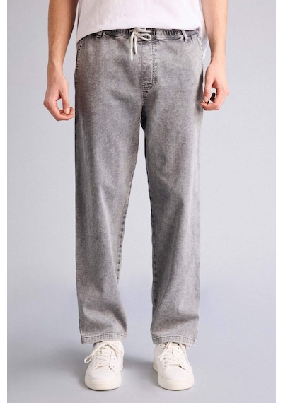 Defacto Yumuşak Dokulu Wide Leg Jean Pantolon G9239ax26spnm18 Gri-nm18