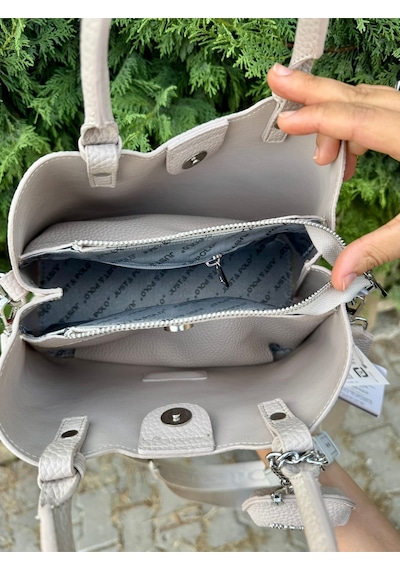 Just Polo Kadın Orta Boy Ayarlanabilir Askılı Lüks El & Omuz Çantası Shoulder Bag Ebat : 28 X 20 Cm Kum 82723574