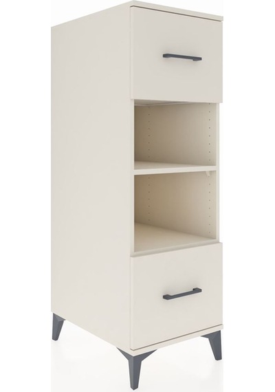 Kronos Dolap 2 Raflı 2 Çekmeceli 44x59x134 Aytaşı-aytaşı Aytaşı