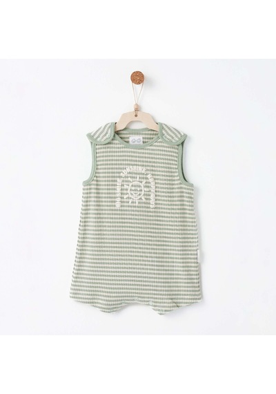 Andywawa Bebek Tulum Romper Bamboo Strıped Anw-ac26670 Yeşil