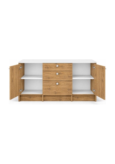 Kora Alt Modül-çok Amaçlı Dolap -150 Cm -2 Kapaklı-3 Çekmeceli-laminat Beyaz Tezgah Dahil Atlantik Çam Kora Alt Modül-çok Amaçlı Dolap -150 Cm -2 Kapaklı-3 Çekmeceli-laminat Beyaz Tezgah Dahil Atlantik Çam