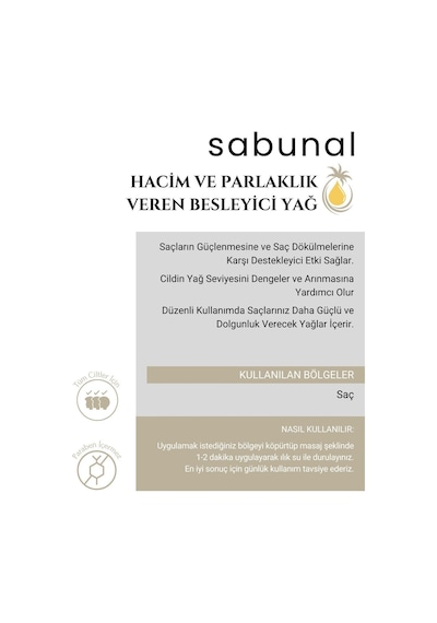 Sabunal Argan Yağı Sabunu - Parlak ve Hacimli Saçlar İçin Doğal Sabun 100 G