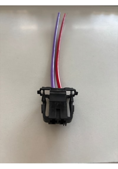 Mito Fiat Doblo Punto Linea Egea Kalorifer Fan Motoru Soketi 2 Pin Siyah Renk Kalın Kablolu