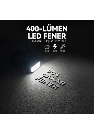 Lokithor J403hd 12v 10.000amp Li-polimer Akıllı Akü Takviye + Powerbank + Led Lamba