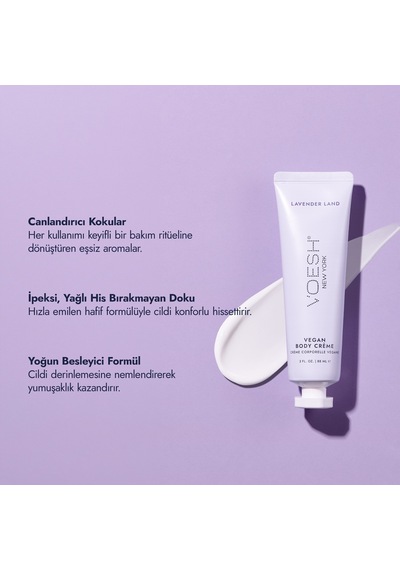 Vegan Vücut Kremi- Lavender Land 88ml Lavanta