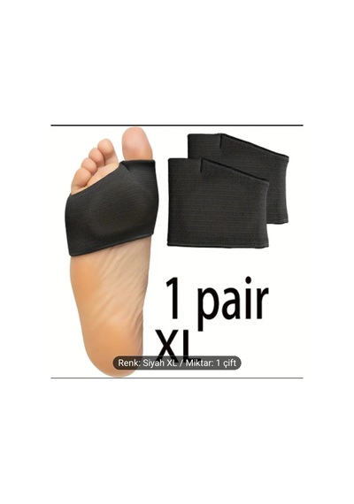Jınjıan 1 Çift Unisex Metatarsal Kaymaz Ve Kaymaz Ayak Pedleri Günlük Kullanım İçin Xl