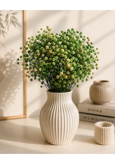 Şoklanmış Kurutulmuş Cipso Çiçeği 1 Demet 50-60gr - 35-45cm Yeşil