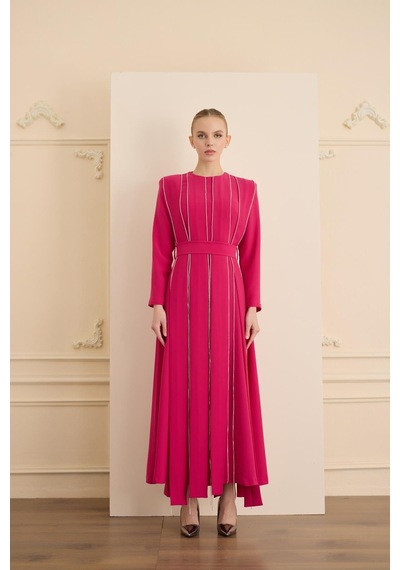 Senna Tease Dress Fuşya Fuşya