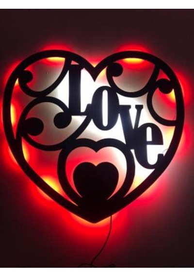 Love Led Işıklı Tablo (524628294)