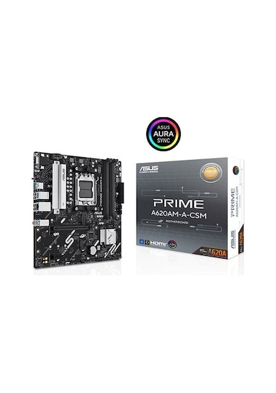 Asus Prıme A620am-a-csm Ddr5 Hdmı-dp Pcıe 4.0 Am5 Matx Kurumsal Anakart-222312