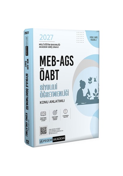 Pegem 2027 Öabt Meb-ags Biyoloji Öğretmenliği Konu Anlatımlı Pegem Akademi Yayınları