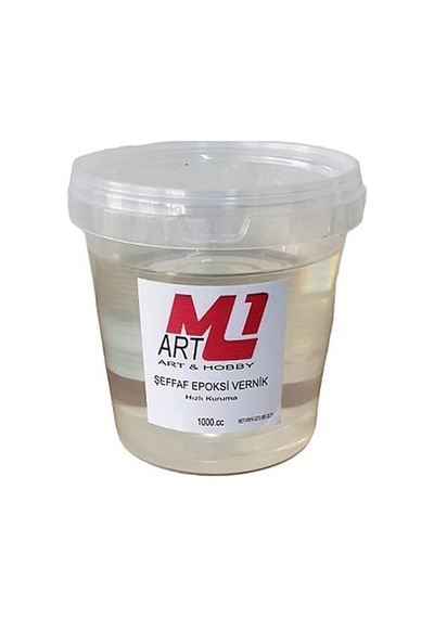 M1 ART Şeffaf Epoksi Vernik 1000.ml