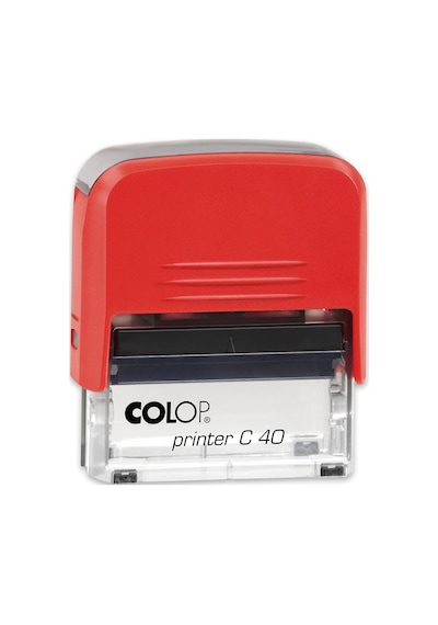 Colop Prınter C40 Kırmızı Kasa Kırmızı Keçe - 23 x 59 MM