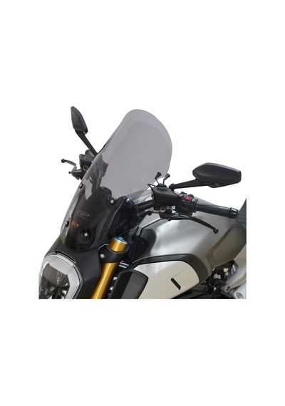 GP Kompozit Ducati Diavel 1260 S 2019-2020 Uyumlu Ön Cam Füme 55 cm