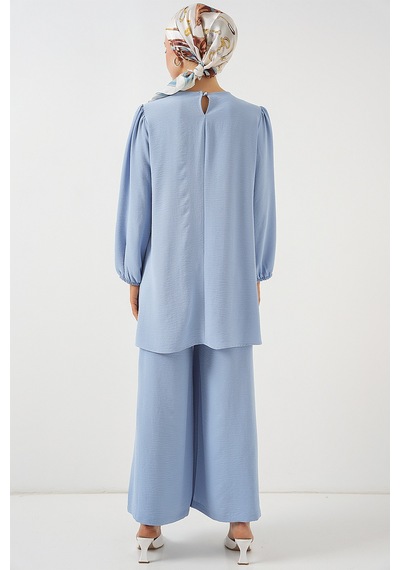 Bigdart Ayrobin Tunik Pantolon Alt Üst Takım 6712 - Açık Mavi